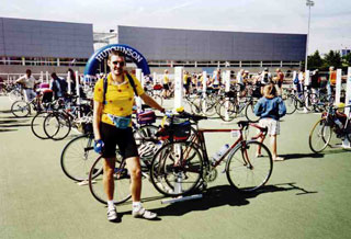 Don at the bike check