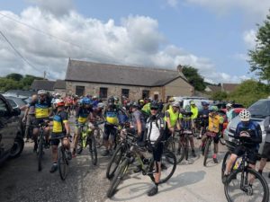 Rides at the start of the Mines and Mineral Railwasys Audax